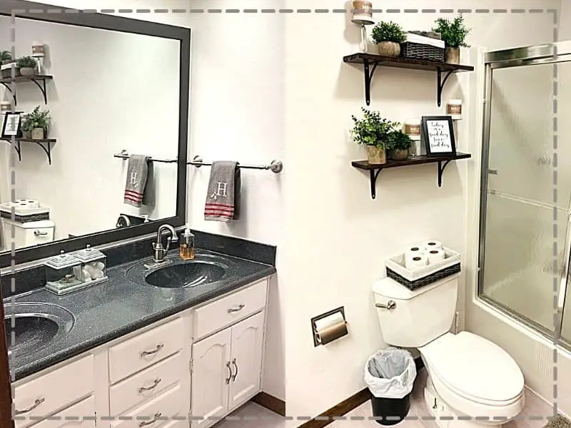 10 Easy Bathroom Remodel Ideas On A Budget – DIY With Christine