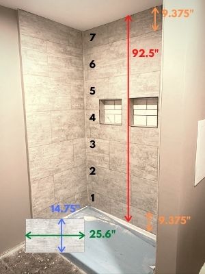 measure and cut dumawall tile