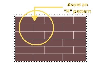 stagger pattern for laying laminate flooring - avoid h pattern
