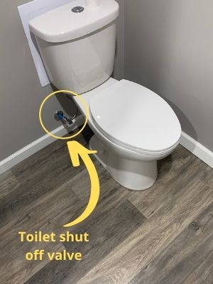 toilet shut off valve