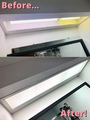 bathroom remodel ideas paint light fixture frame