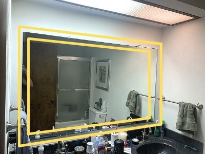 how to measure your mirror for a mirror frame