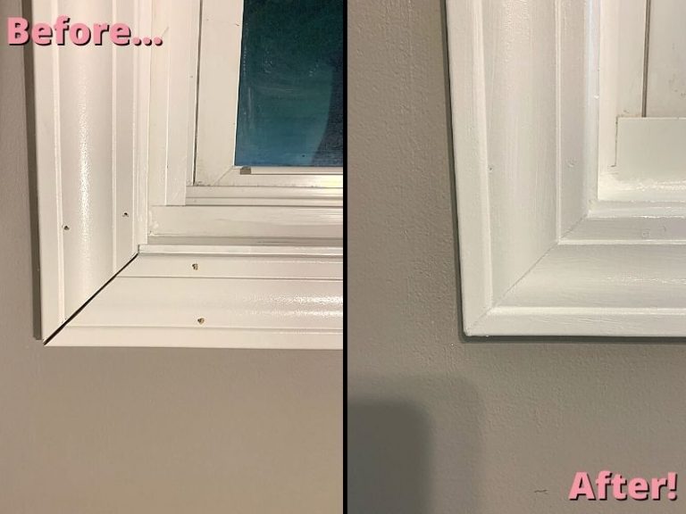 How To Fix Gaps In Mitered Joints In 3 Easy Steps (To Make Window Trim