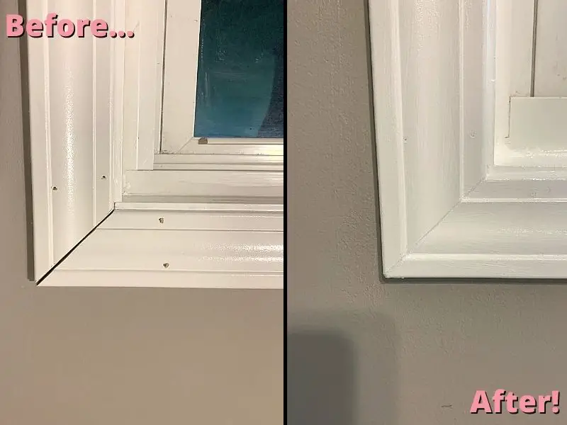 How To Fix Gaps In Mitered Joints In 3 Easy Steps (To Make Window Trim Look Flawless!)