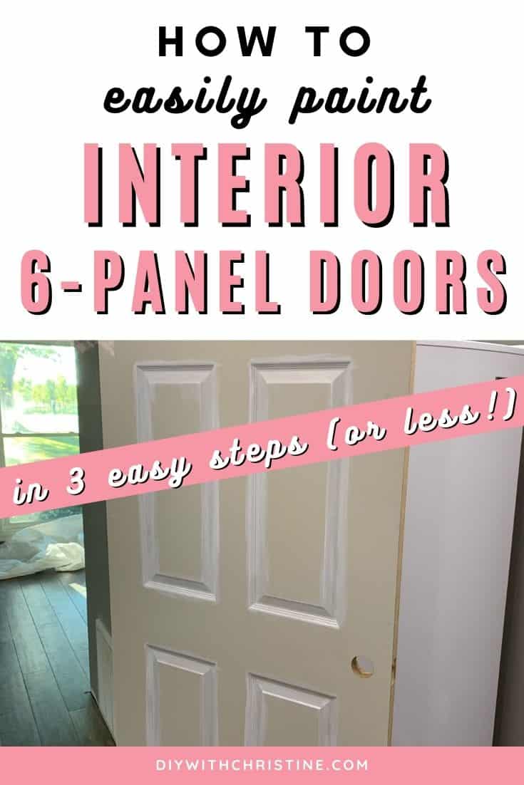 How To Paint Interior 6-Panel Doors Flawlessly In 3 Easy Steps (Or Less ...
