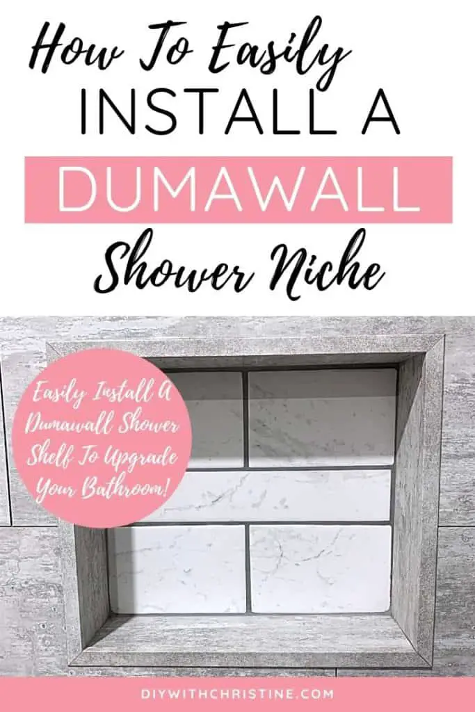 How To Install A Palisade/Dumawall Shower Niche DIY With Christine