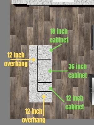 kitchen island size guidelines