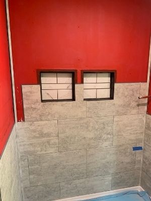 waterproofing shower walls for dumawall painting on redgard