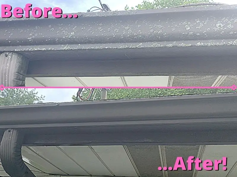 How To Clean Gutters With A Pressure Washer In ONE Hour (Or Less!)