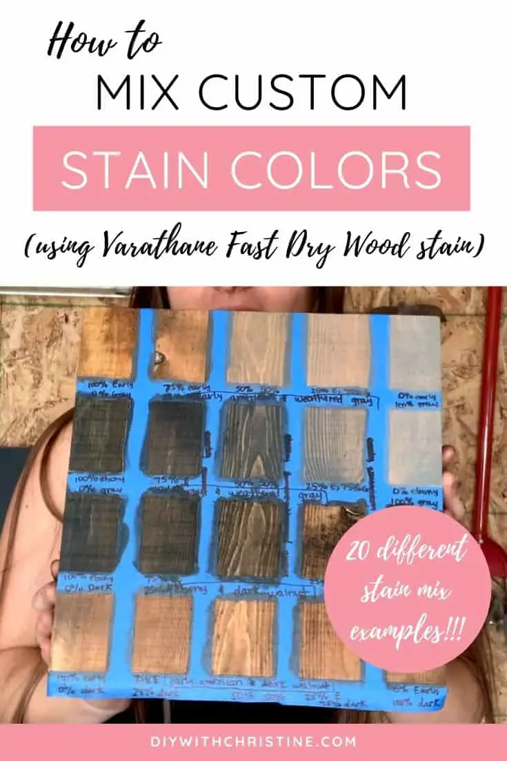 can you mix stain colors pinterest pin
