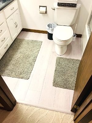 can you install a toilet on top of a floating floor