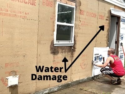 what happens if there is no house wrap under vinyl siding