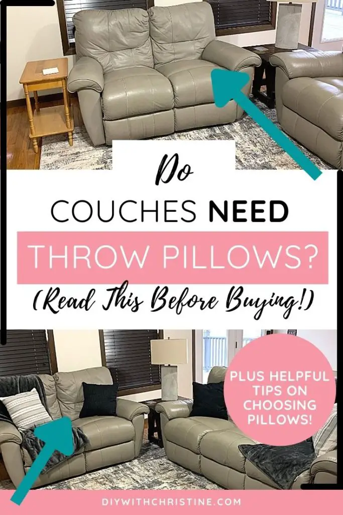 do couches need throw pillows