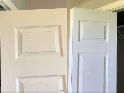 should you paint bifold doors before hanging