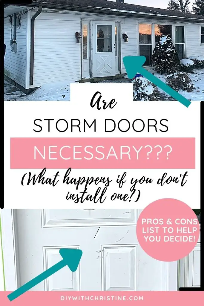 storm door pros and cons