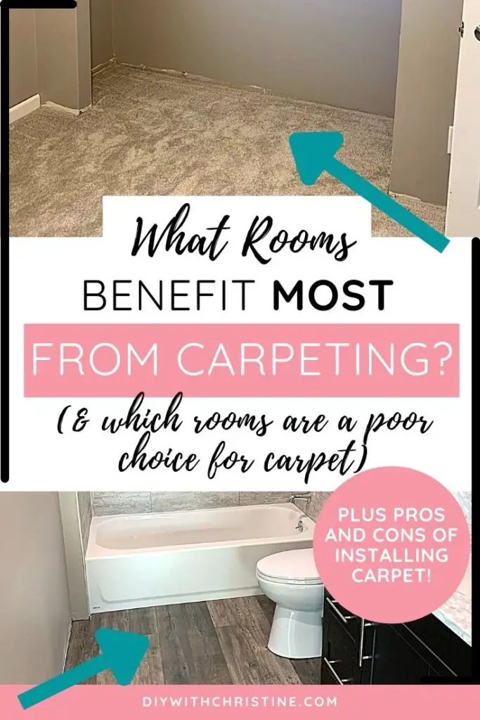 what rooms would benefit from carpeting