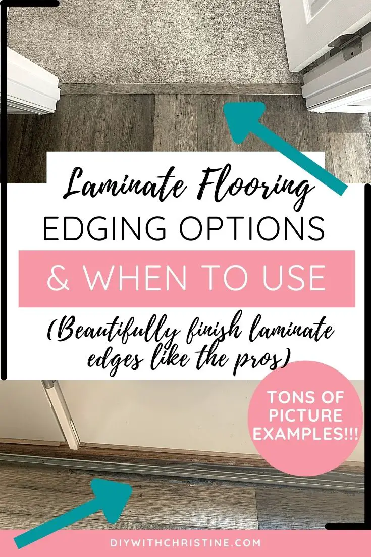 Laminate Flooring Edging Options & When To Use Them – DIY With Christine