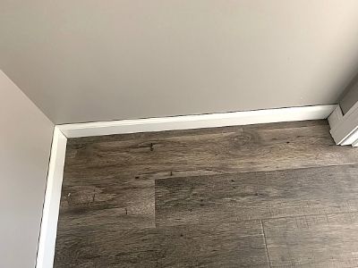 laminate flooring edging options - baseboard