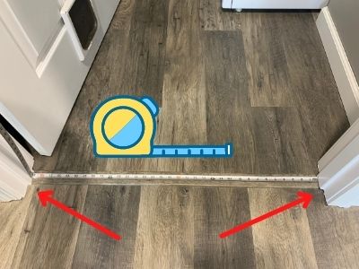 how to measure doorway for transition strip