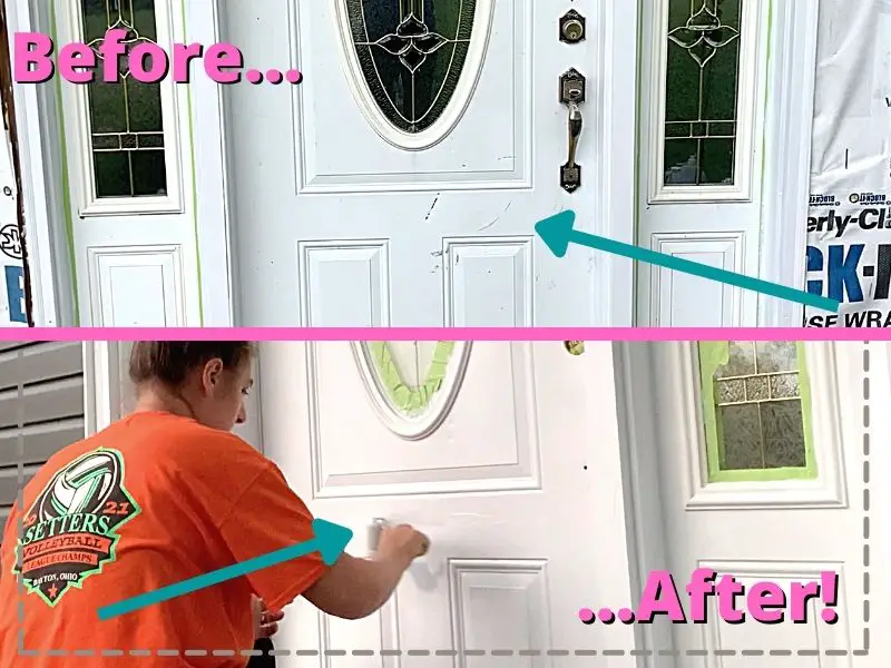 How To Fix A Dent In A Steel Door In 6 Easy Steps (Picture Tutorial!)