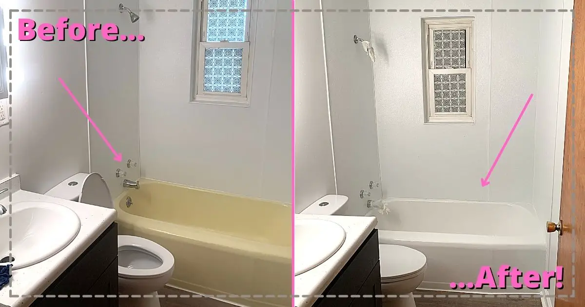 How To Paint A Bathtub A Different Color (Easy Picture Tutorial!)