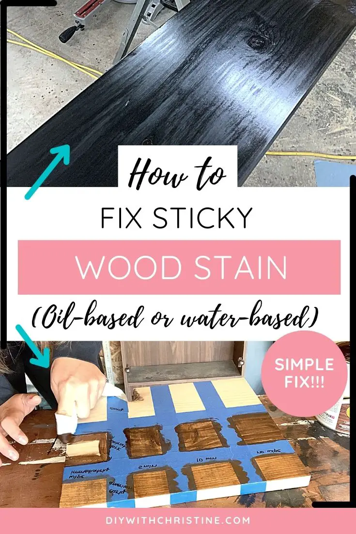 How To Fix Sticky Wood Stain (OilBased & WaterBased Fixes) DIY With