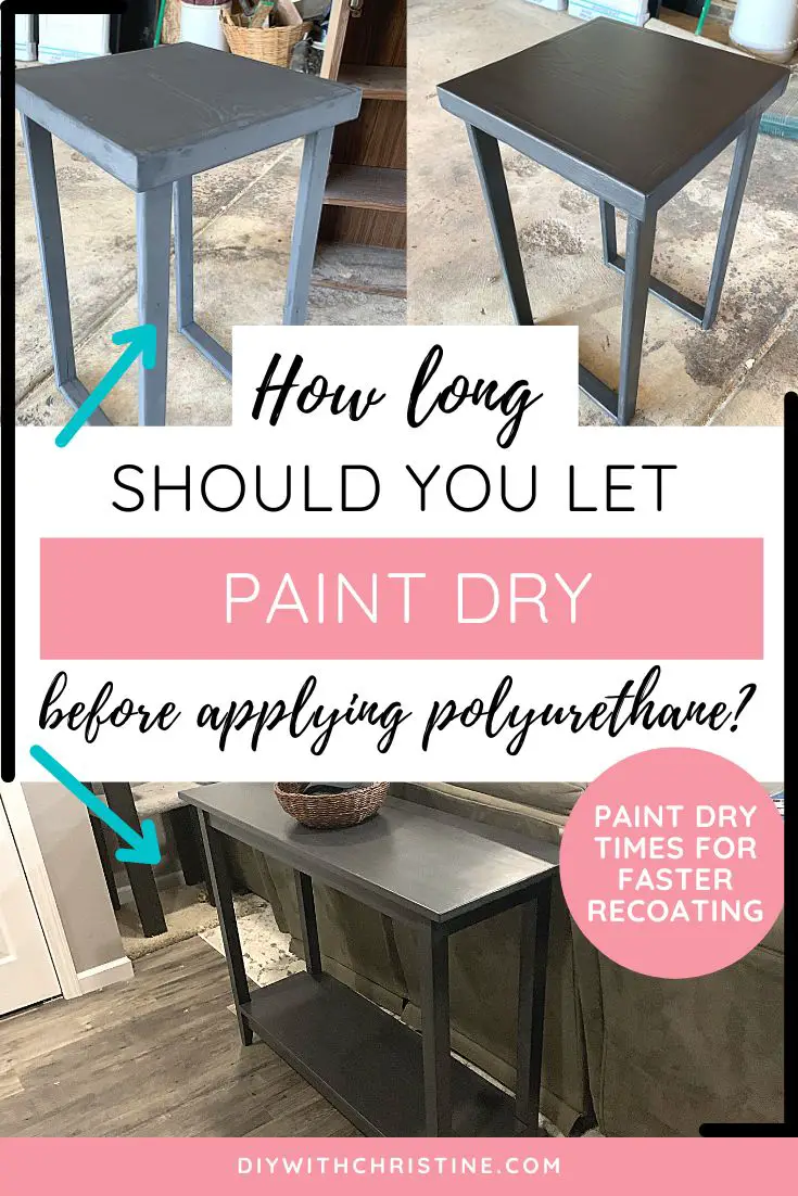 How Long To Let Paint Dry Before Applying Polyurethane (Water vs Oil