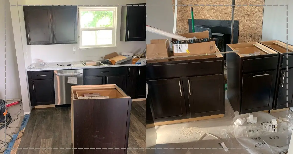 What Cabinets To Use To Build A Kitchen Island (Plus Layout Ideas!)